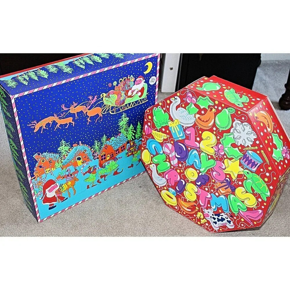 Lush Cosmetics - 2x EMPTY BOXES - Advent Calendar, Large Box